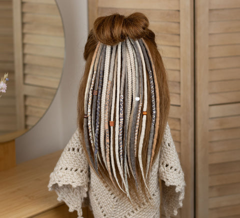 Earth Viking Dreadlock Extension Ponytail