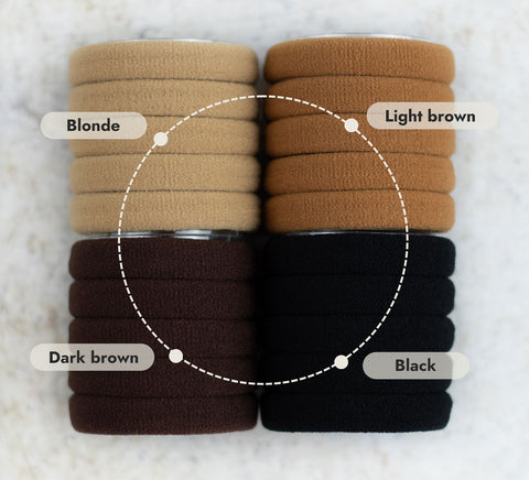 Rose pergola Wool Dreads Ponytail