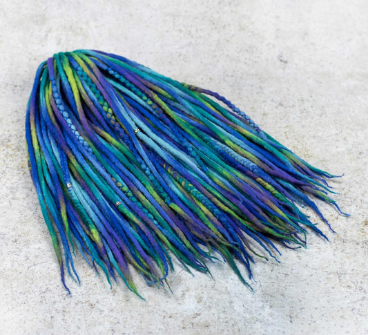 Mermaid dreadlock extensions 2200